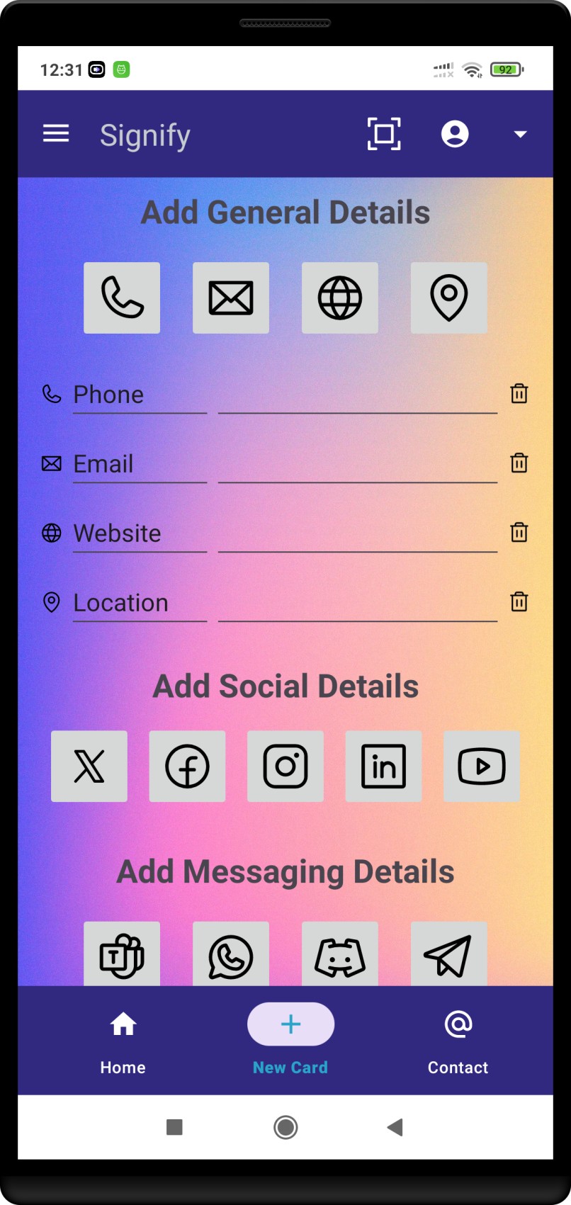 3. Enter Your Personal Details