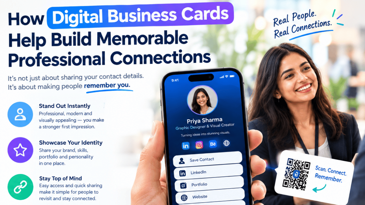 How Digital Business Cards Help Build Memorable Professional Connections