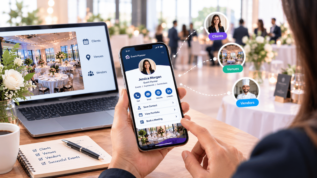 Digital Business Cards for Event Planners: Connecting Clients, Venues, and Vendors — Signify Insights