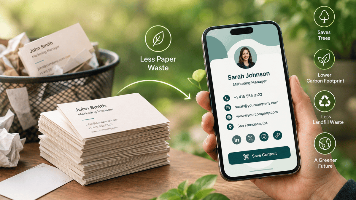 Eco-Friendly Networking: How Digital Business Cards Can Reduce Paper Waste — Signify Insights