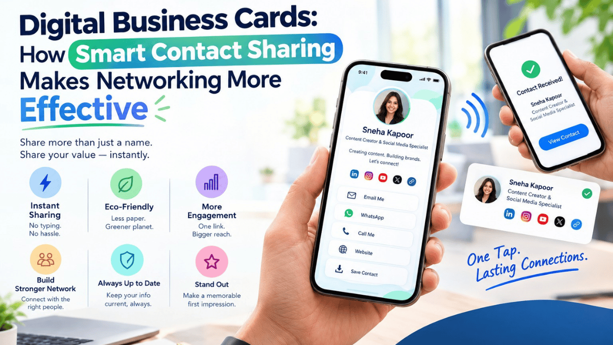Digital Business Cards: How Smart Contact Sharing Makes Networking More Effective — Signify Insights