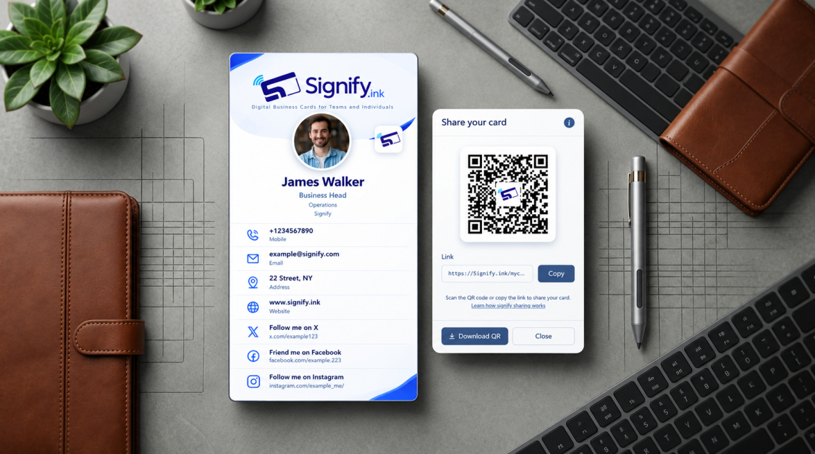 How to Create or Edit a Signify Digital Business Card